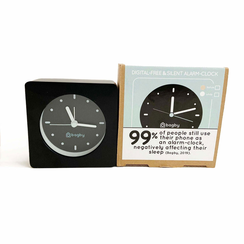 Bagby Minimalist Silent Alarm Clock
