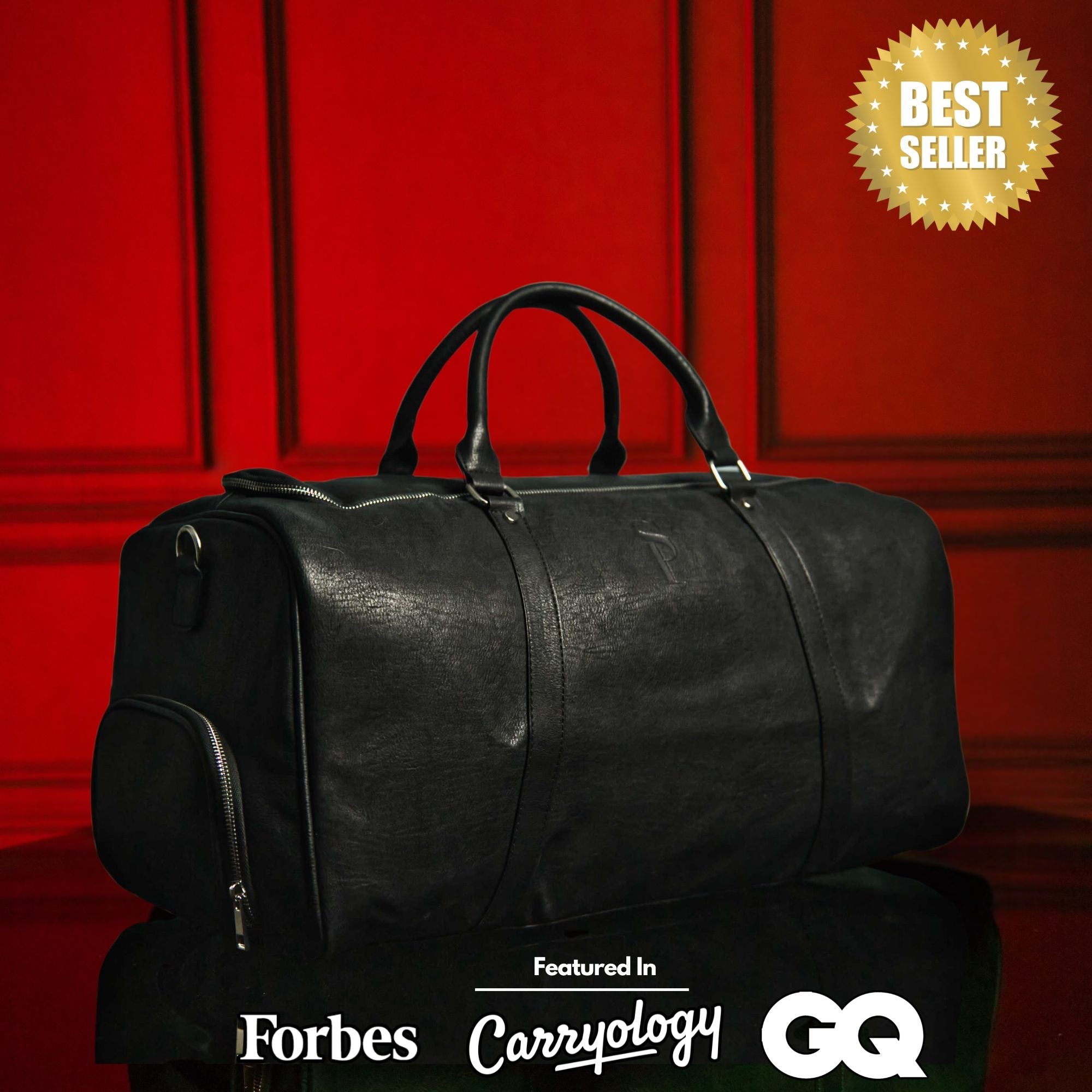 Leather Weekender Duffle