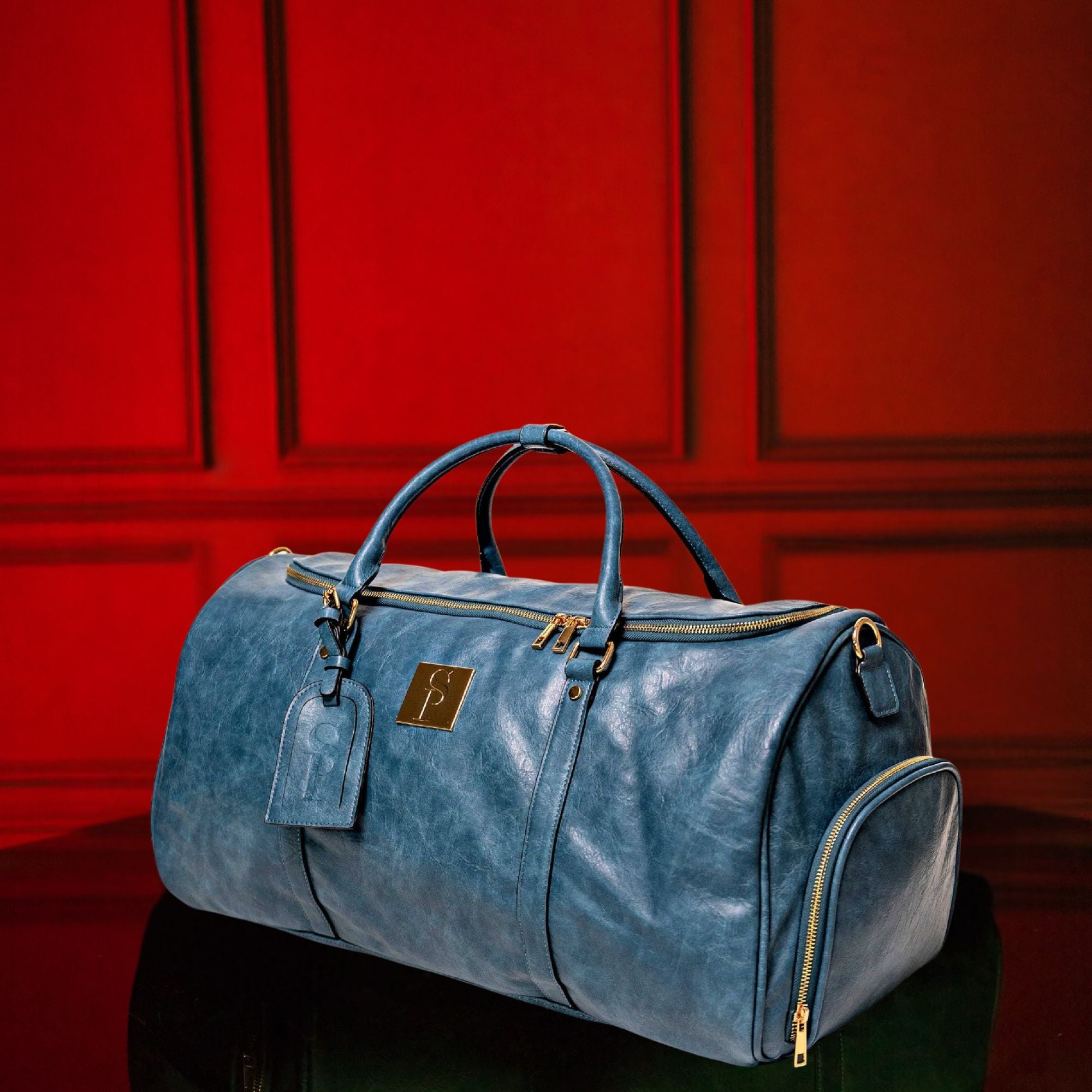 Leather Weekender Duffle