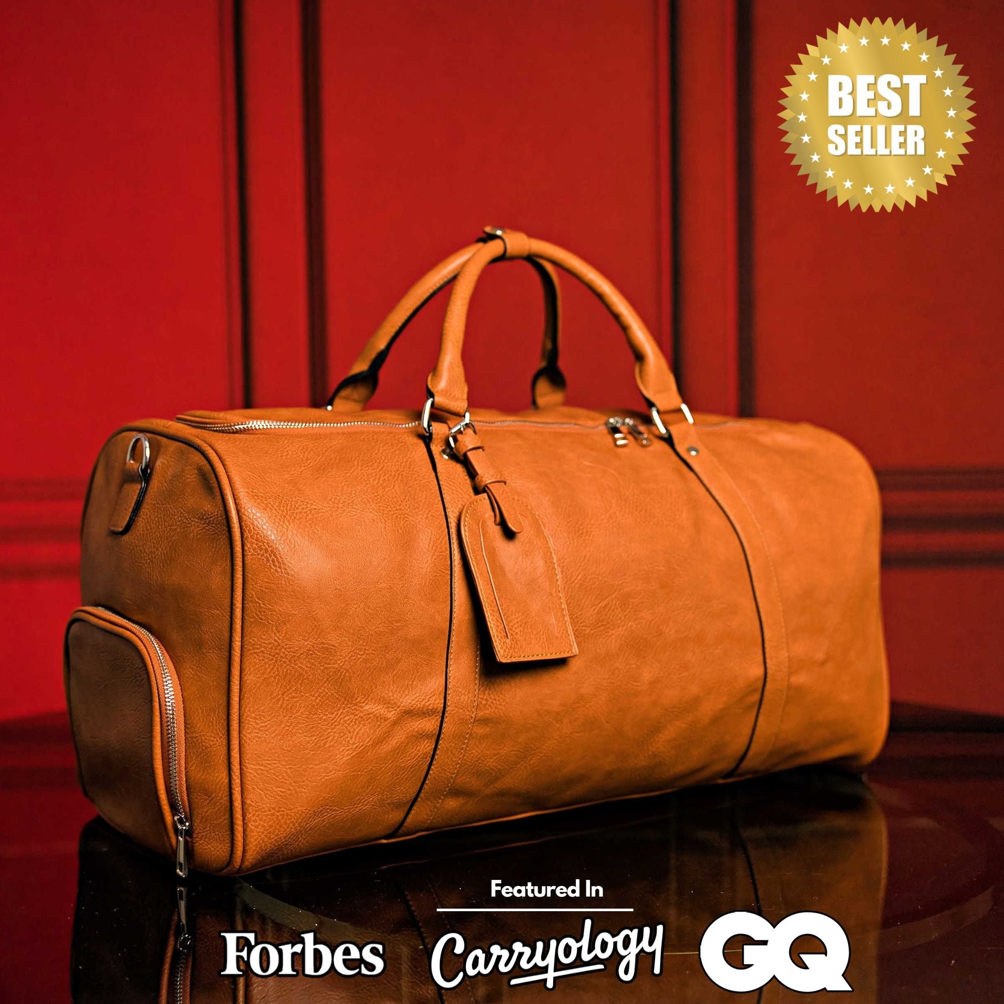 Leather Weekender Duffle