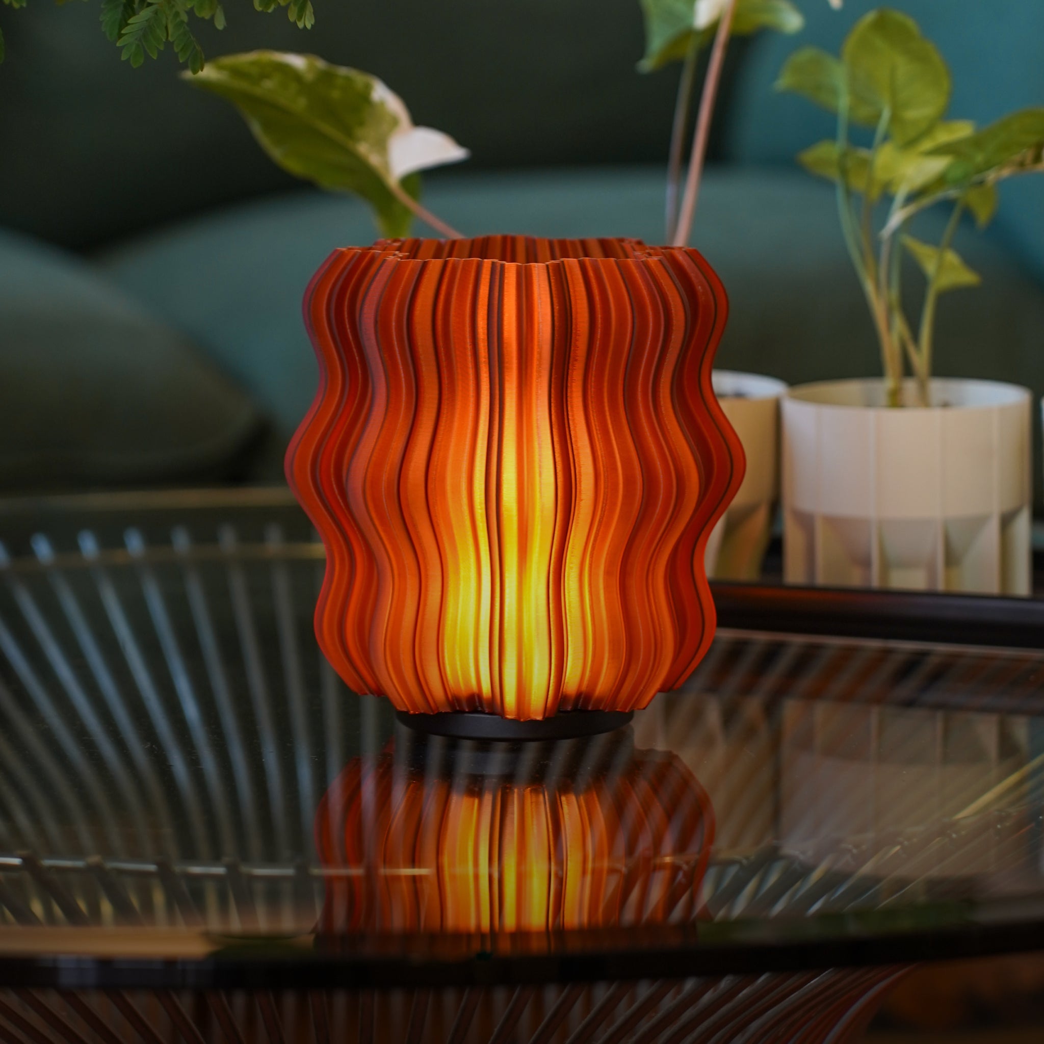 Wavy Cordless Accent Lamp