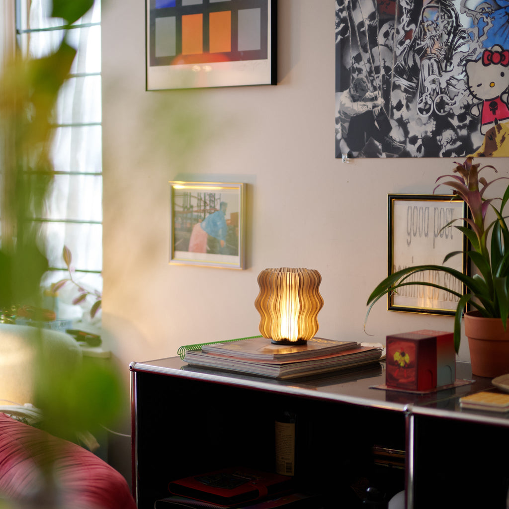 Wavy Cordless Accent Lamp
