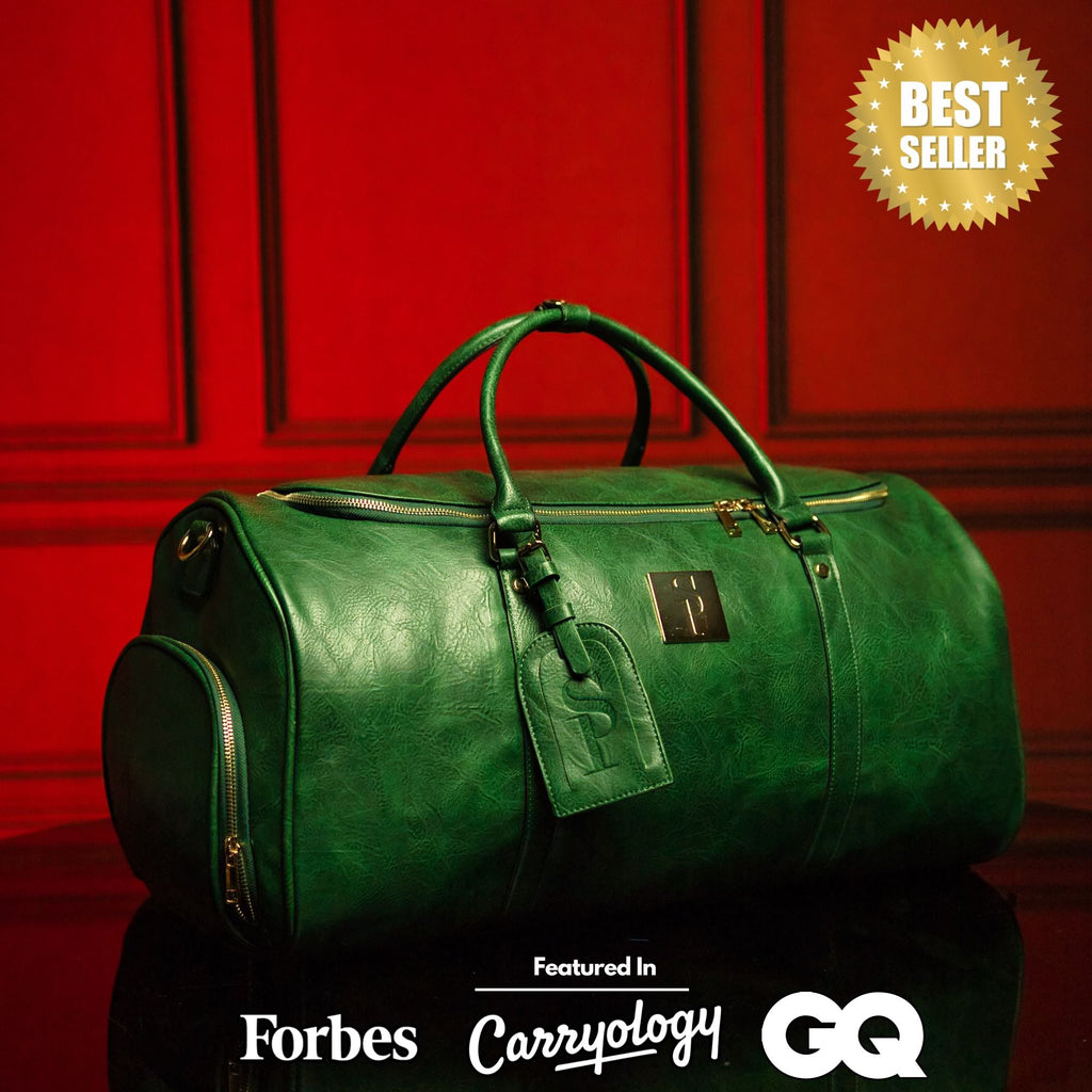 Leather Weekender Duffle