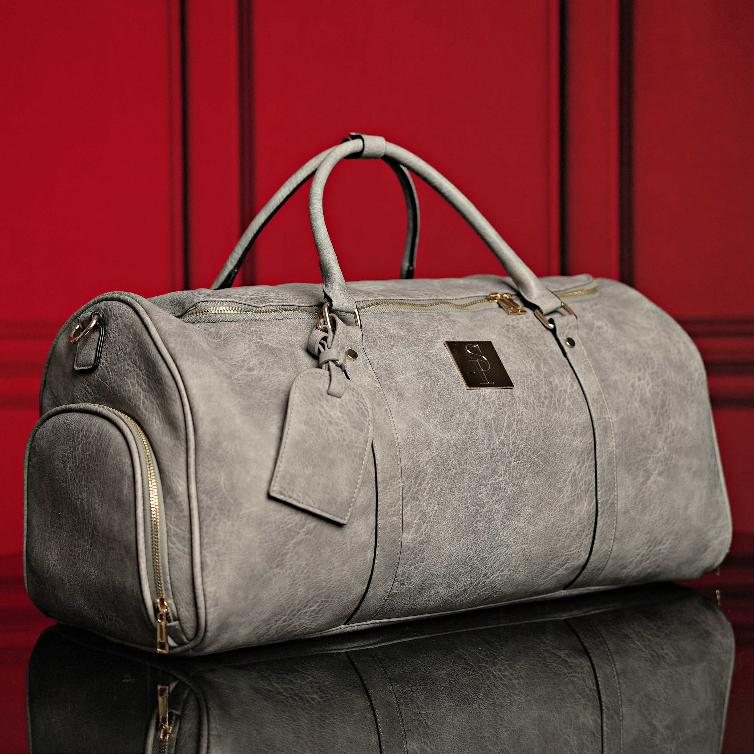 Leather Weekender Duffle