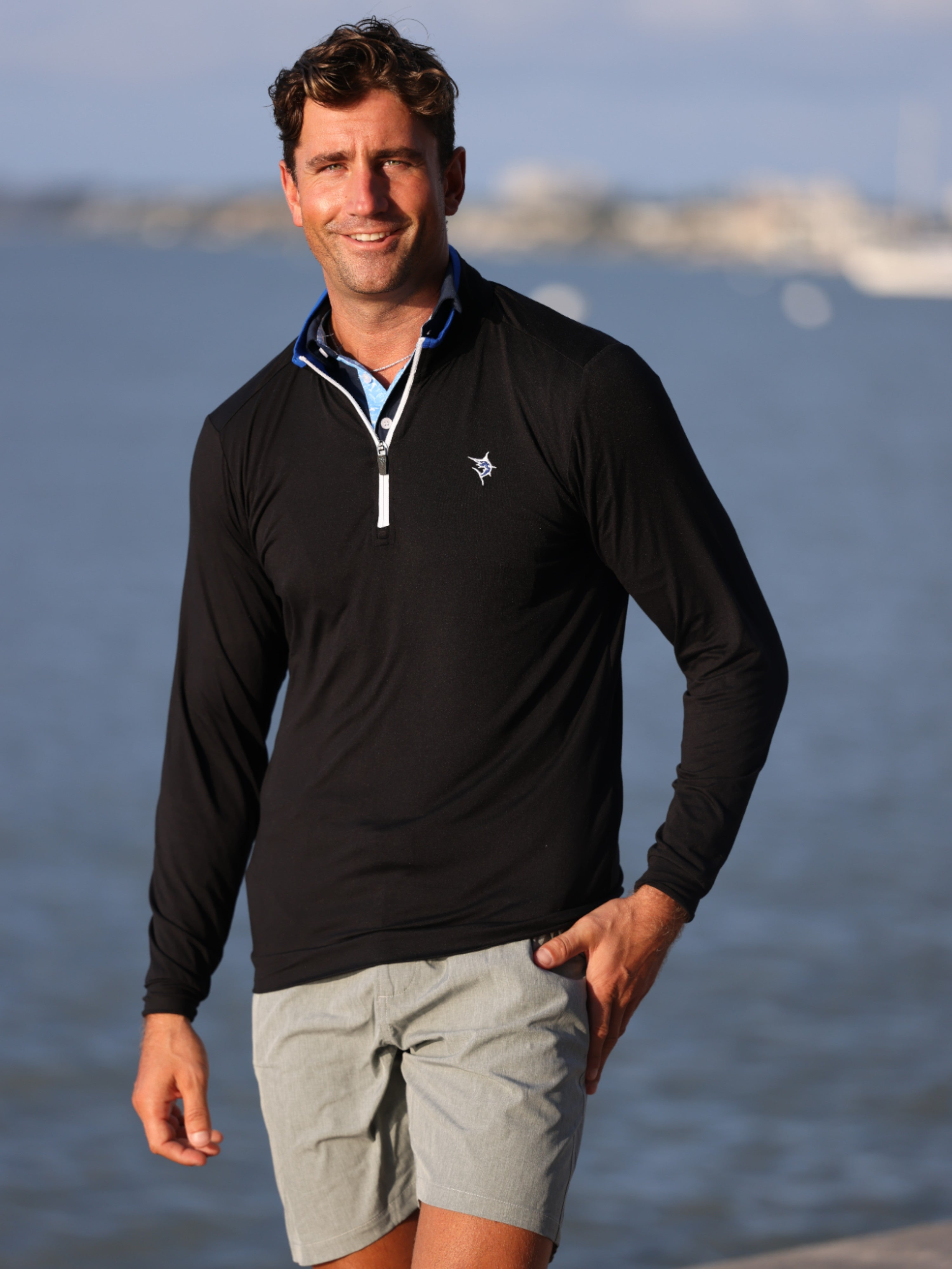 Long Beach Lightweight Quarter Zip