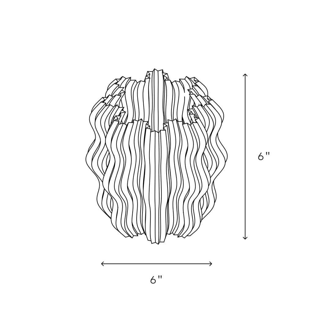 Wavy Cordless Accent Lamp
