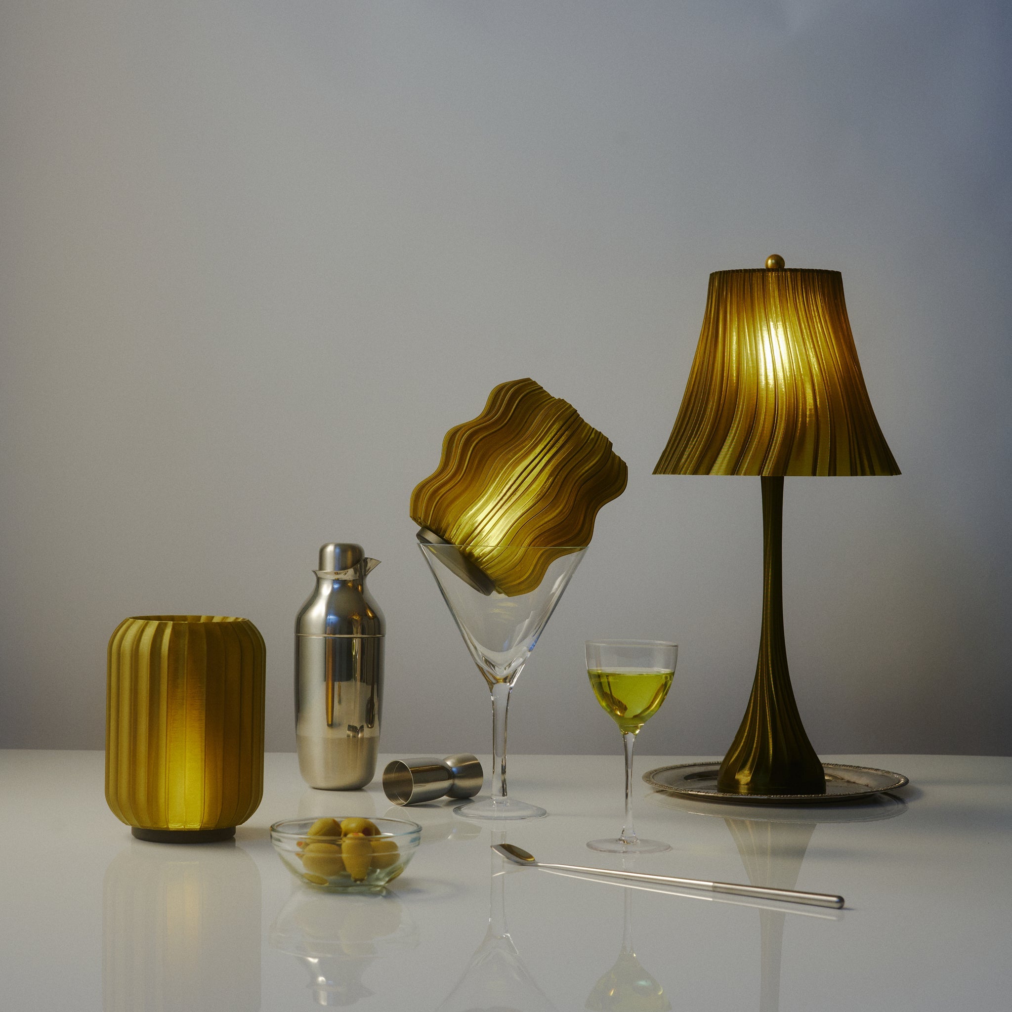 Wavy Cordless Accent Lamp
