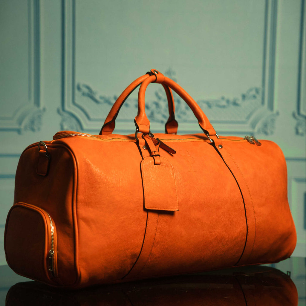 Leather Weekender Duffle