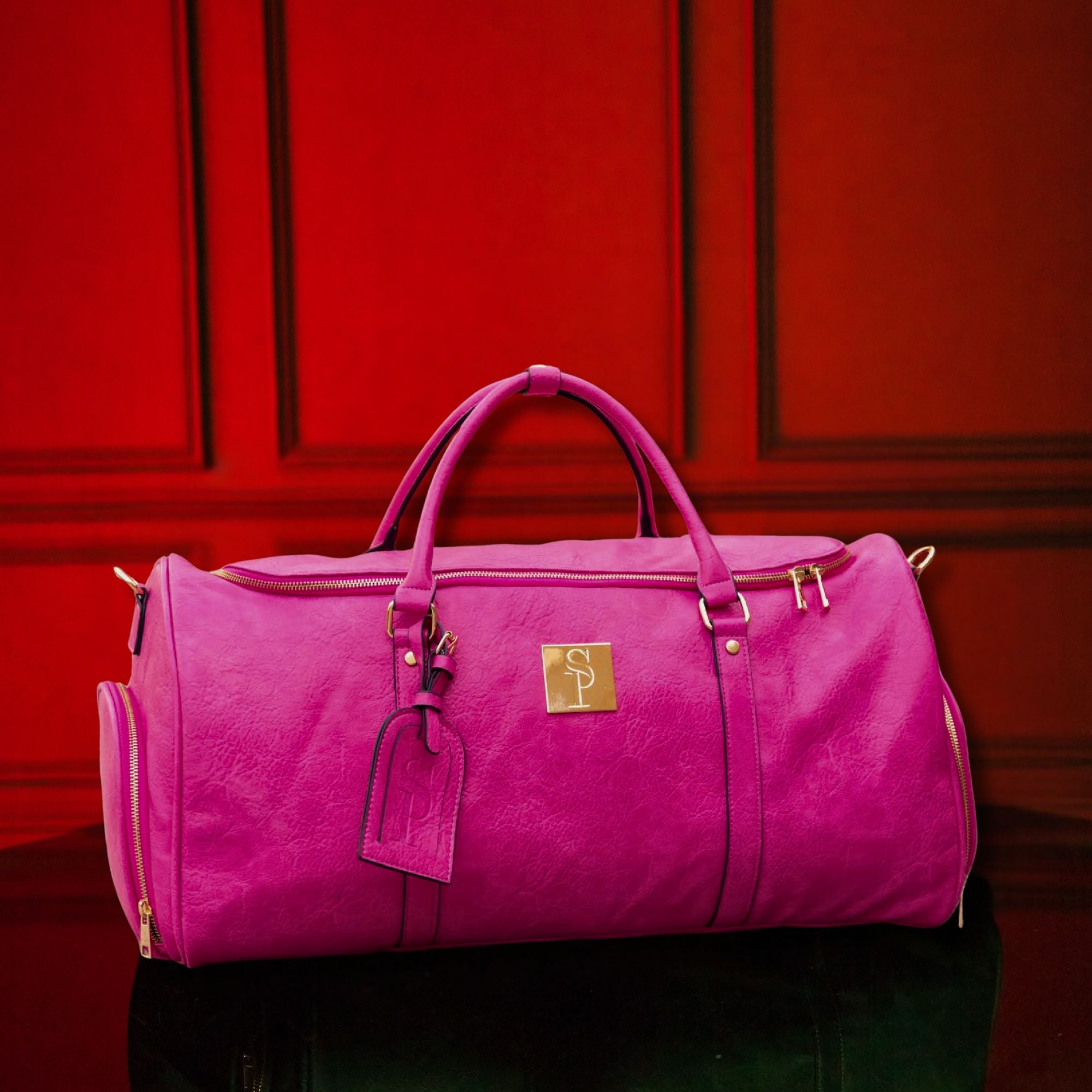Leather Weekender Duffle