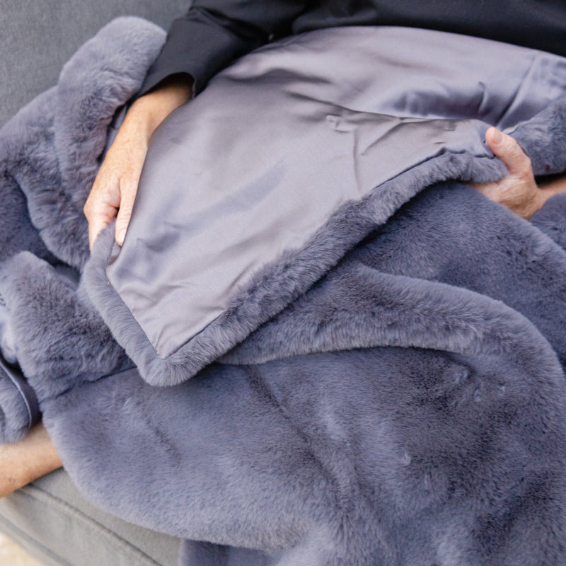 Indoor-Outdoor Luxe Throw Blanket
