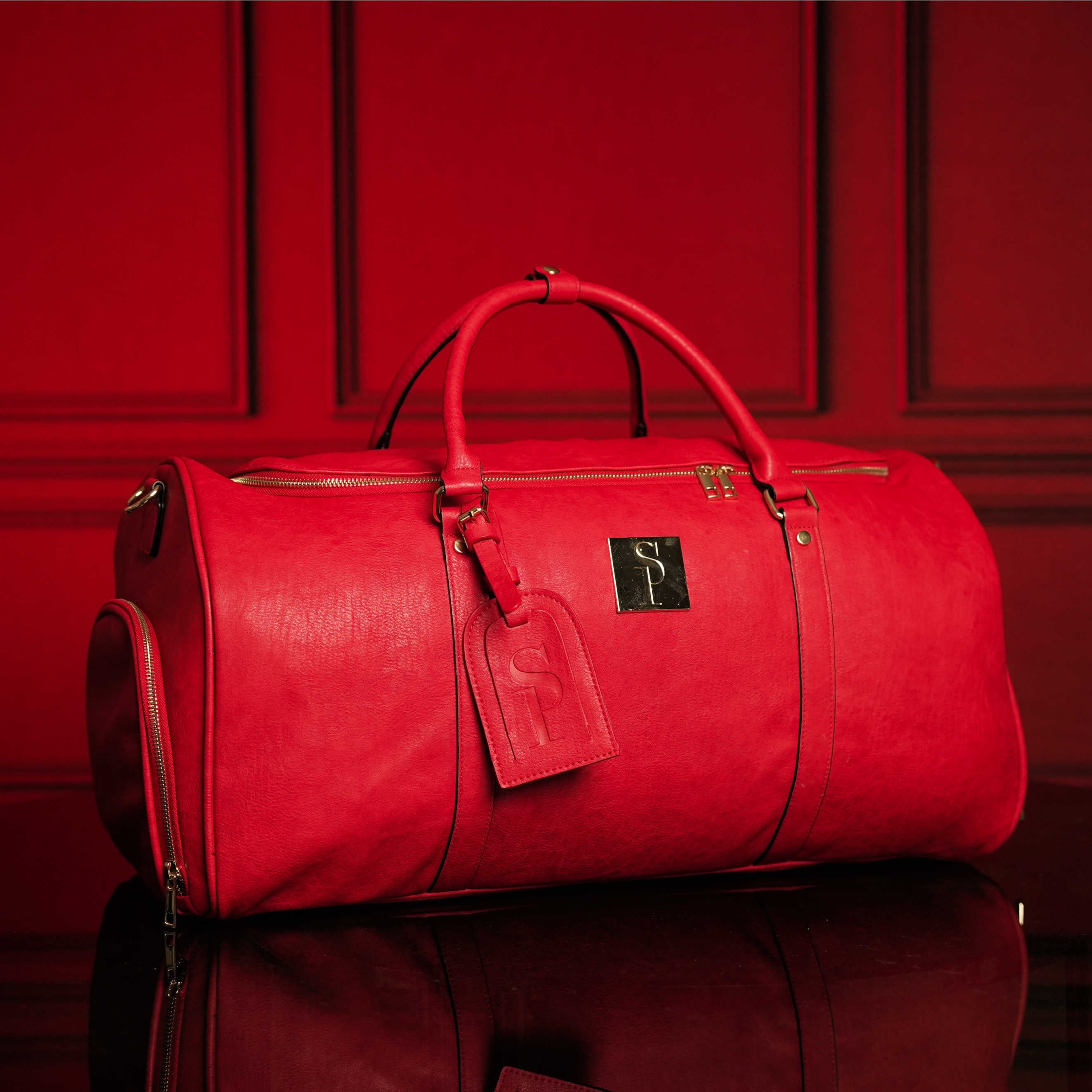 Leather Weekender Duffle