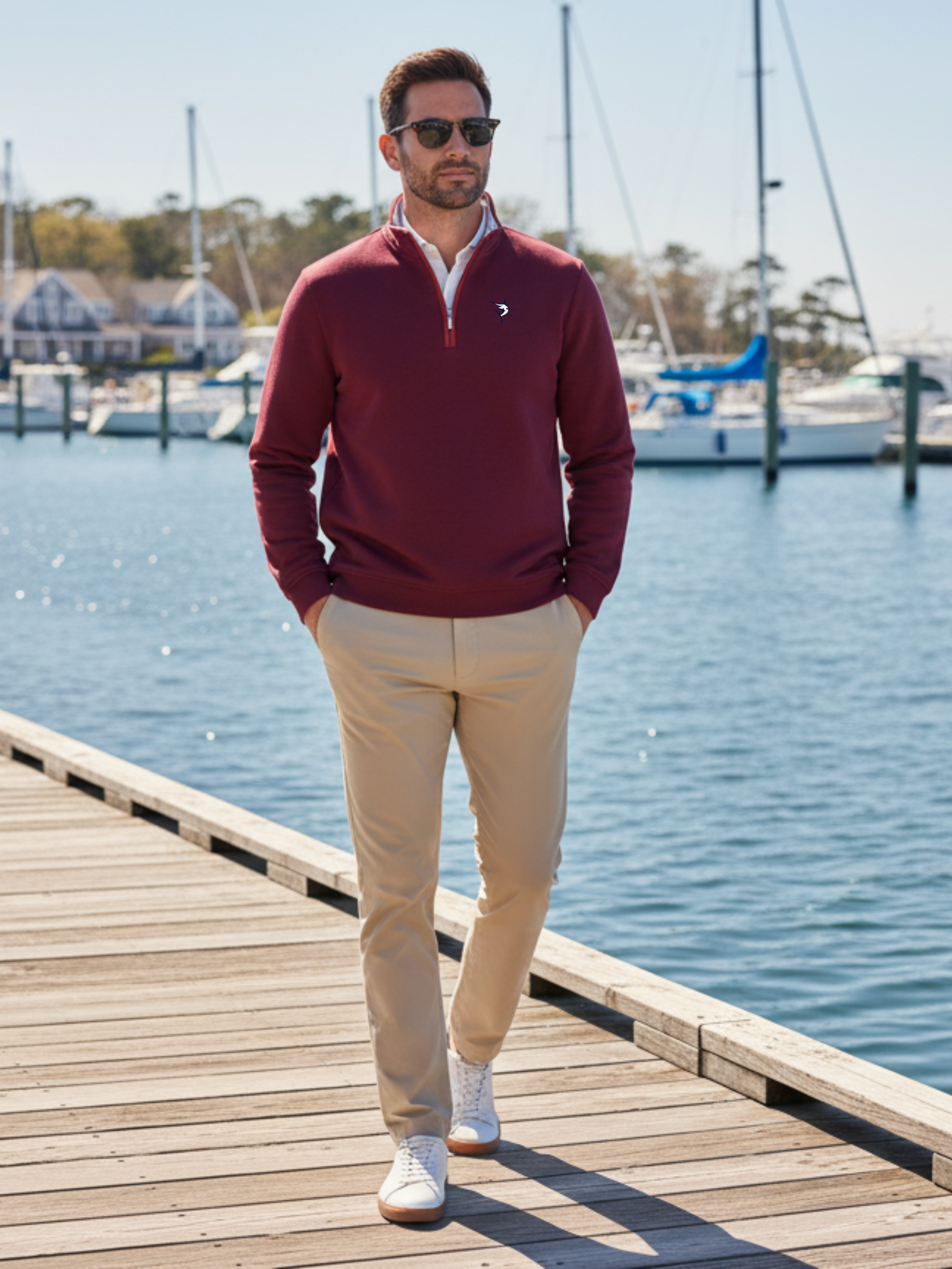 Turnberry Smooth-Knit Quarter Zip