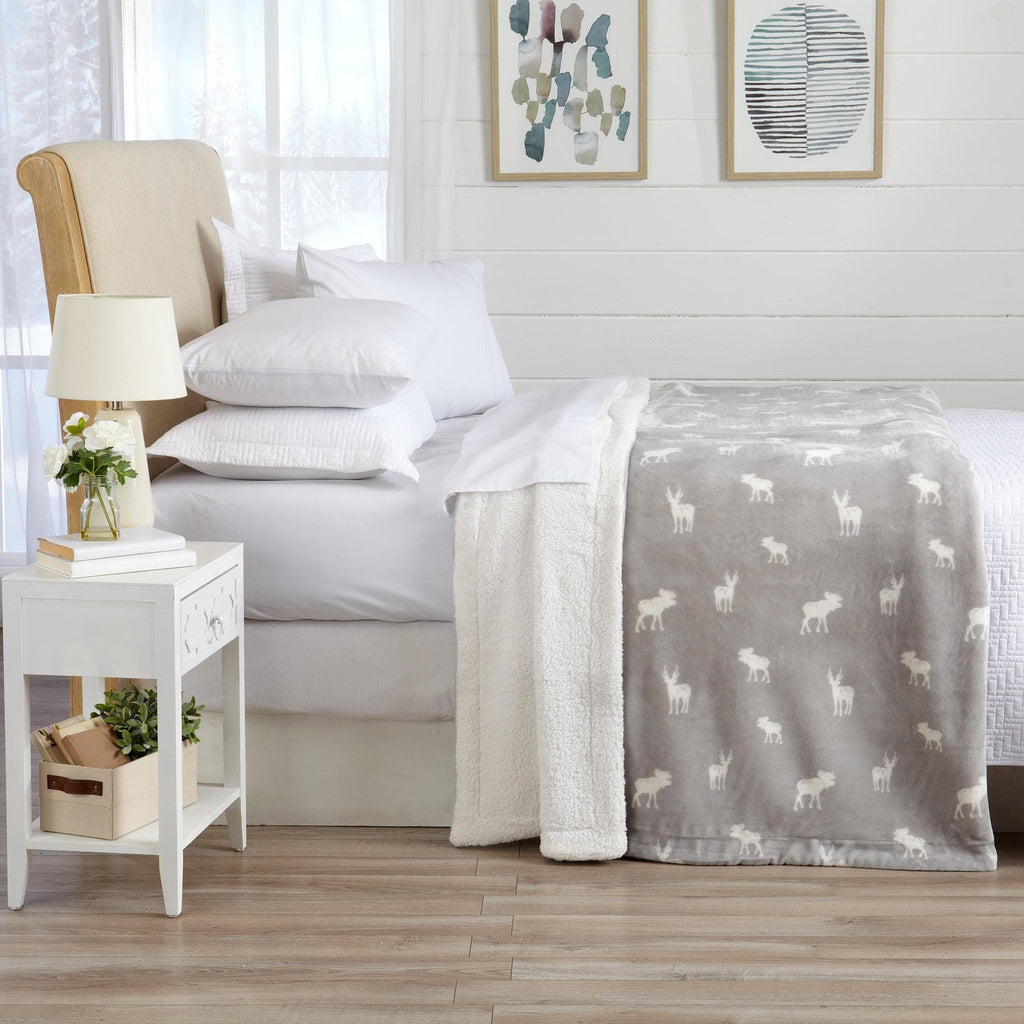 Kinsley Velvet Sherpa Blanket