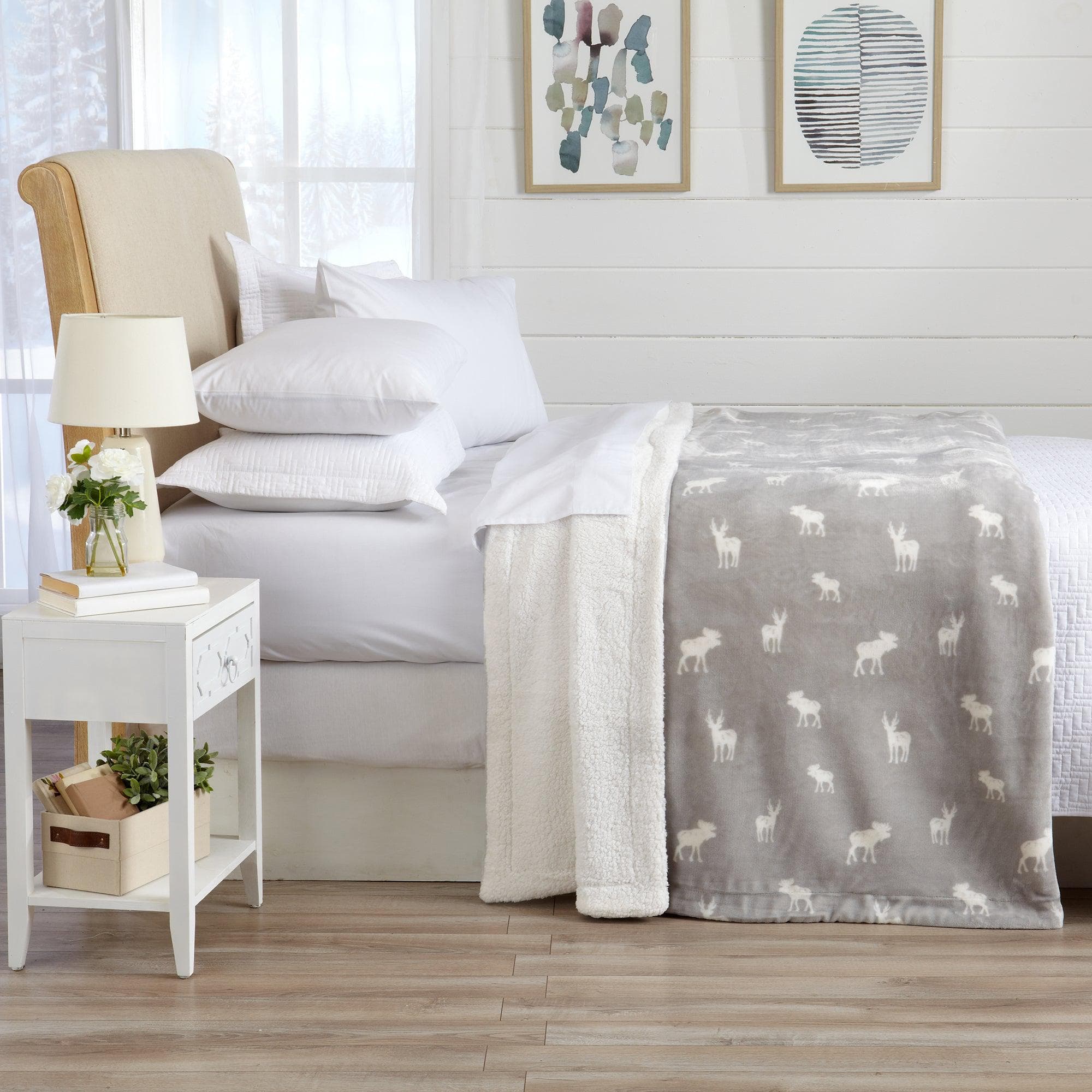 Kinsley Velvet Sherpa Blanket
