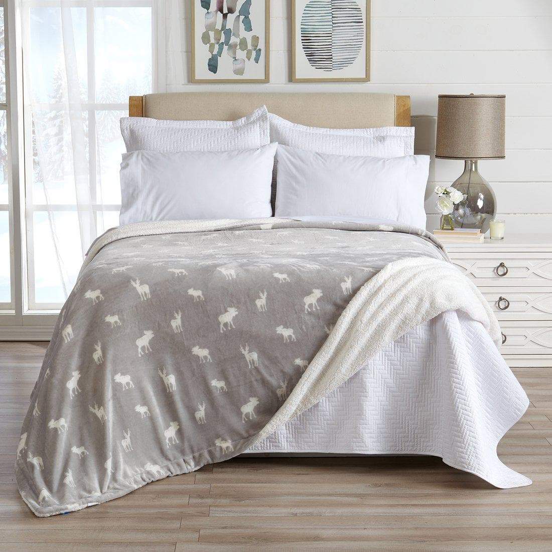 Kinsley Velvet Sherpa Blanket