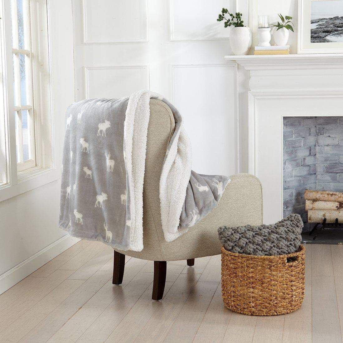Kinsley Velvet Sherpa Blanket