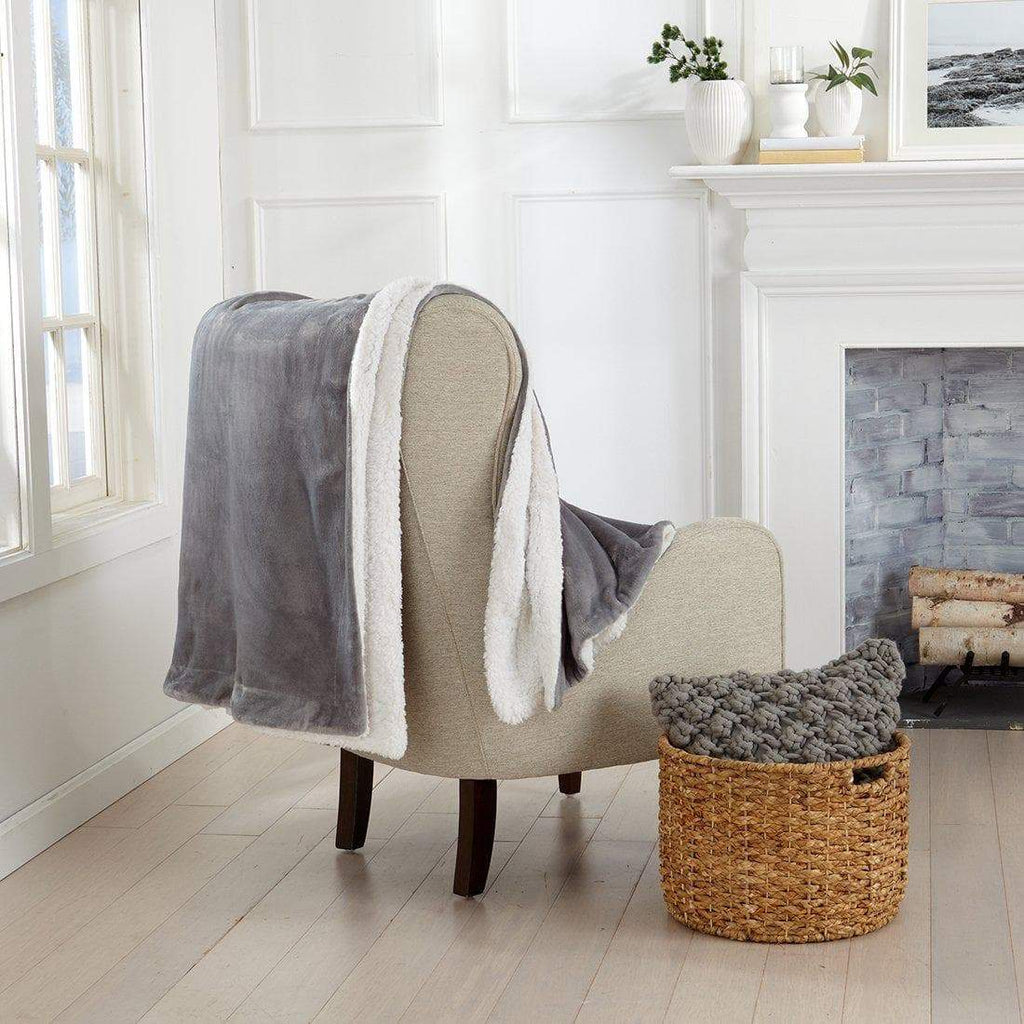 Kinsley Velvet Sherpa Blanket