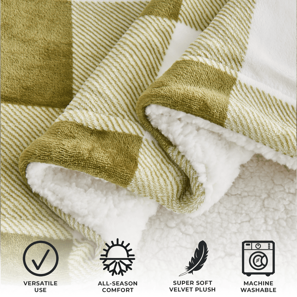Kinsley Velvet Sherpa Blanket