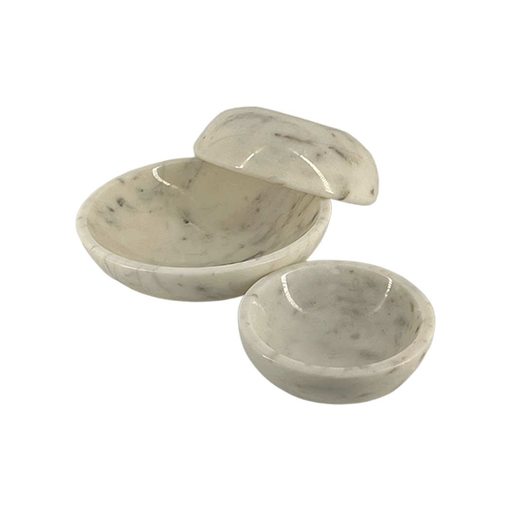 Mila Marble Bowl Set