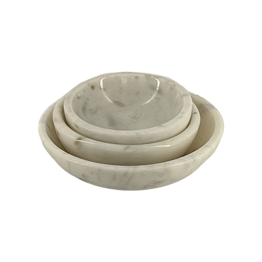 Mila Marble Bowl Set