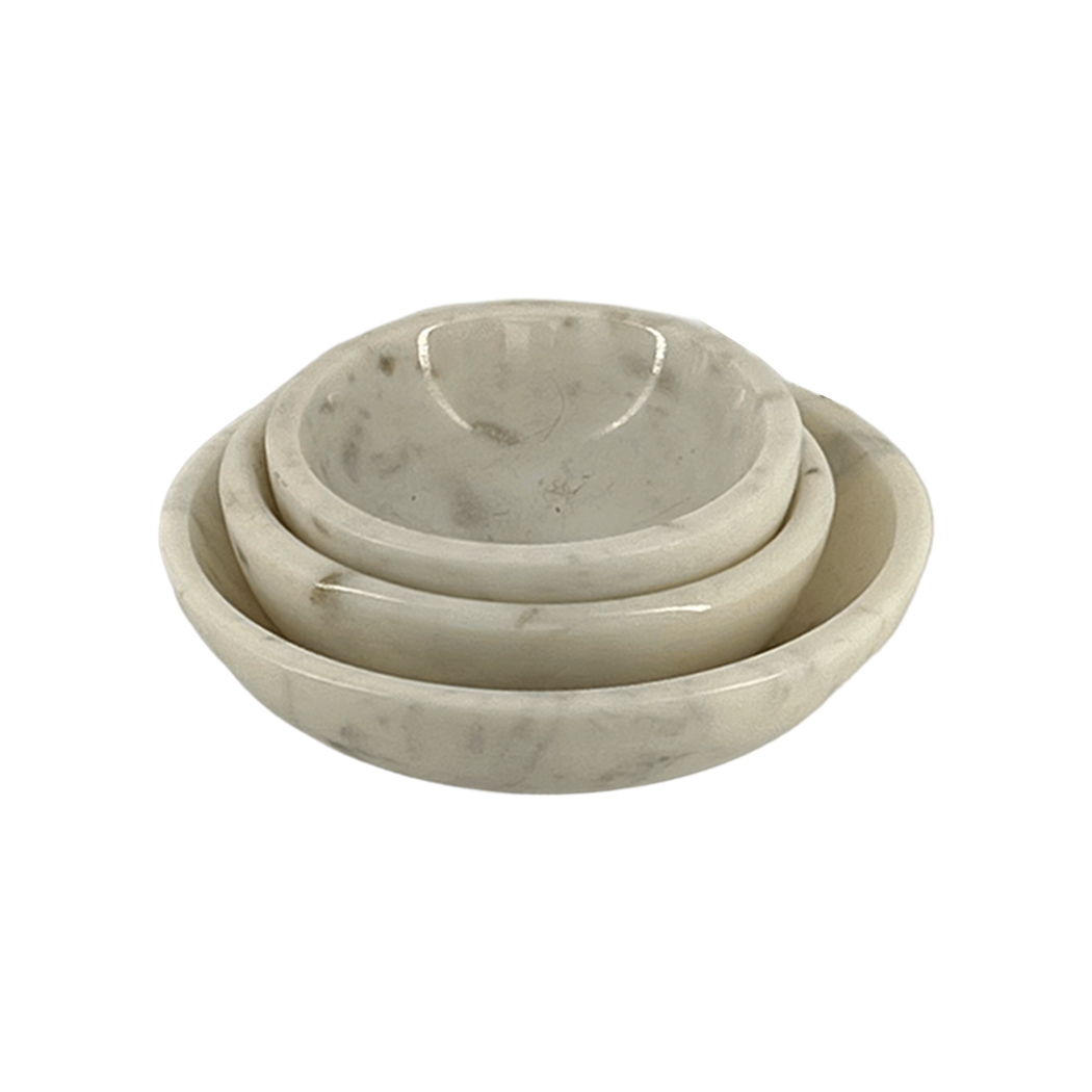 Mila Marble Bowl Set